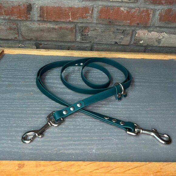 5.5' Biothane Hands Free Leash w/Flat Traffic Handle 5/8" width - Picture 1 of 4